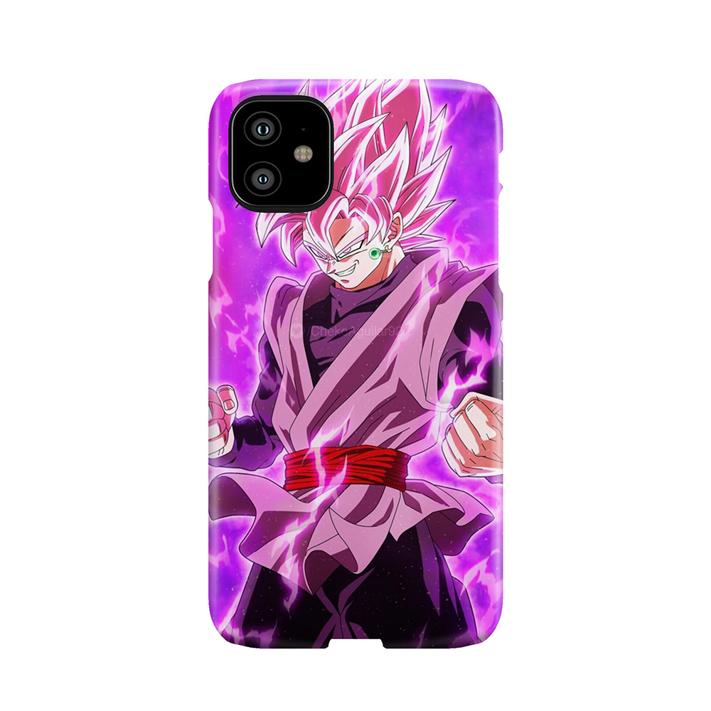 Black Goku Super Saiyan Rose Phone Case - Chief T-shirt