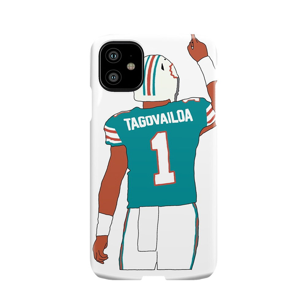 Miami Dolphins Tua Tagovailoa Phone Case - Chief T-shirt