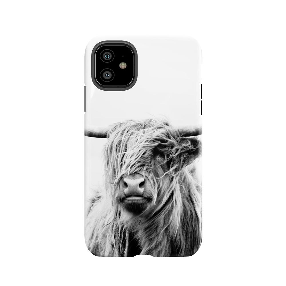 Portrait Of A Highland Cow Tough Phone Case - Chief T-shirt