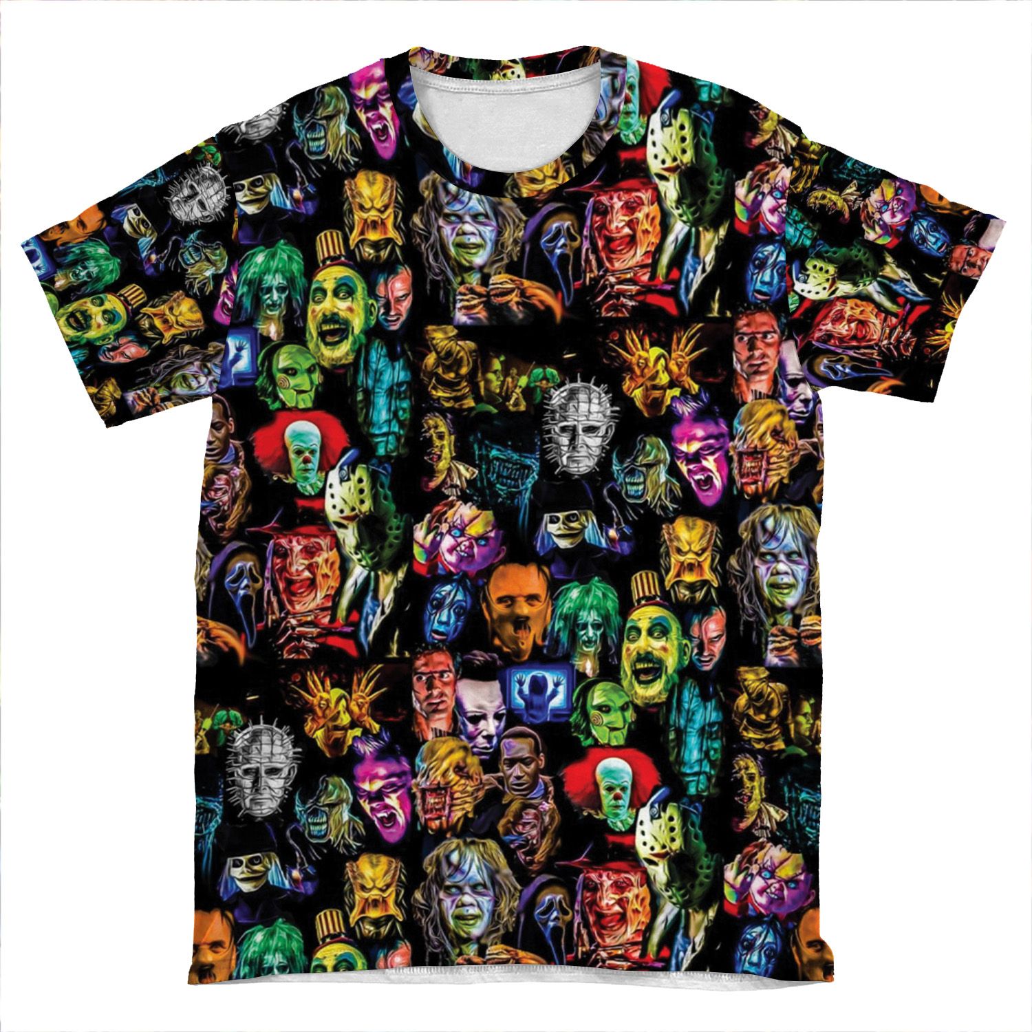 Horror Film Baddies Legends AOP T-shirt Tee - Chief T-shirt