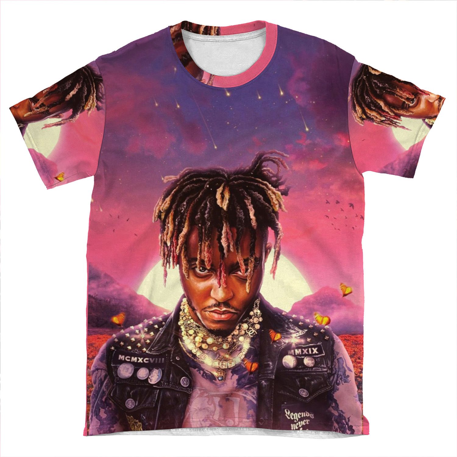 Legends Never Die - Juice Wrld AOP T-shirt Tee - Chief T-shirt