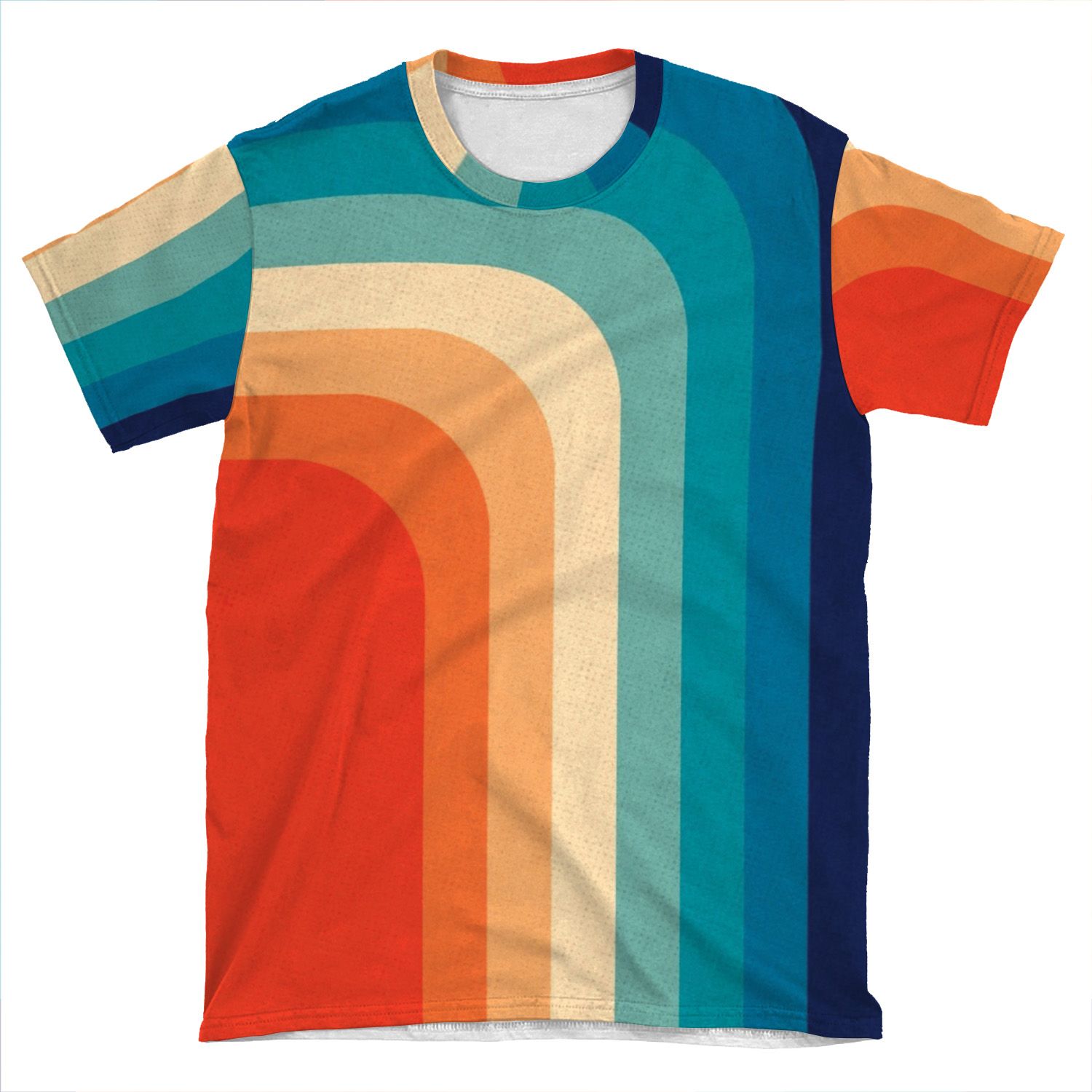 Retro 70S Color Palette Iii AOP T-shirt Tee - Chief T-shirt