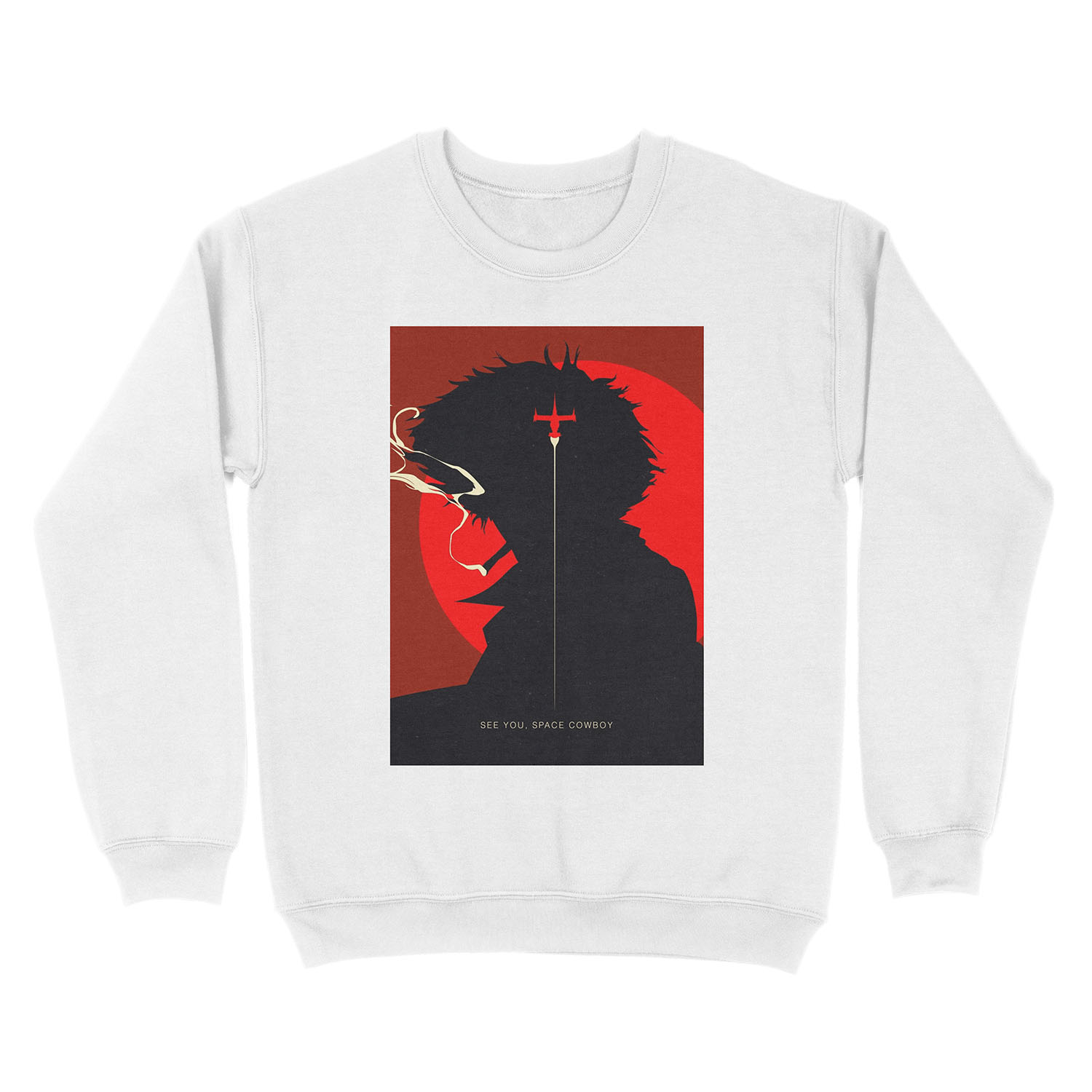 Cowboy Bebop Spike Silhouette Unisex Crewneck Sweatshirt - Chief T-shirt